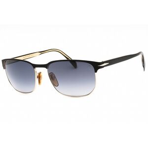 NWT David Beckham DB 1131/S-0I46 9O Mt Bk Oval 59mm Sunglasses